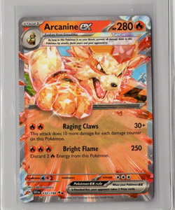 Arcanine Ex - 032/198 - Pokemon TCG Scarlet Violet Base Ultra Rare Card NM - Image 1
