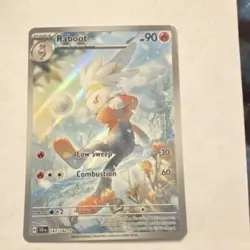 Pokemon Raboot Full Art Illustration Rare Holo Card 147/142 Sv07 90 HP - Image 1
