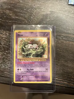 Pokemon Mew 53/108 Evolutions Holo Rare Card 40HP Psy Bolt Basic 2016 - Image 1