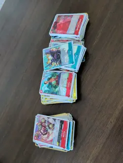 One Piece TCG x200+ Cards BULK LOT | 200 Holographic Rares NM OP05, OP04, OP03 - Image 1