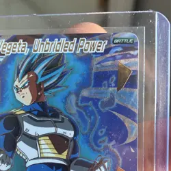 Bandai Dragon Ball Super Card Game SSB Vegeta Unbridled Power BT16-147 SCR Foil - Image 3