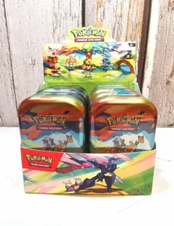Pokemon Scarlet and Violet TCG Vibrant Paldea Cards Store Display Box 10 x Mini - Image 1