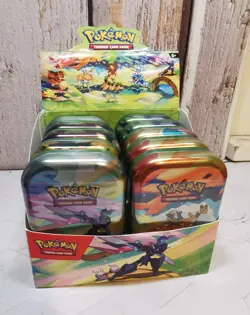 Pokemon Scarlet and Violet TCG Vibrant Paldea Cards Store Display Box 10 x Mini - Image 5