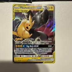 Pokemon TCG Lost Thunder 3-Card Booster Packs (2) Sealed + Pikachu Zeckrom GX - Image 4