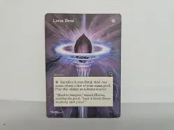 Magic The Gathering Lotus Petal Tempest Edition Altered Full Art TenTZ Modified - Image 1