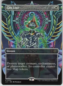 MTG TCG Get Lost (Borderless) R The Lost Caverns of Ixalan 333 - Image 1