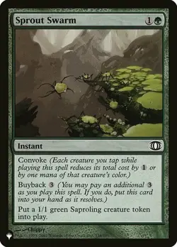 Magic The Gathering MTG SPROUT SWARM The List NM Near Mint - Image 1