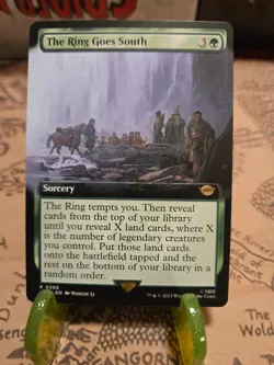 MTG The Ring Goes South Universes Beyond: the Lord of the Rings Extended Art NM - Image 1