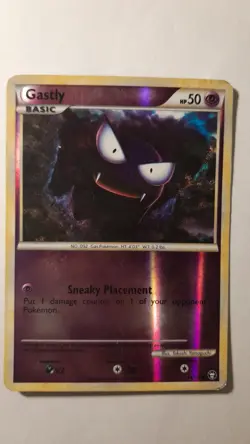 Pokemon TCG Gastly Triumphant 63/102 Reverse Holo Common - Image 1