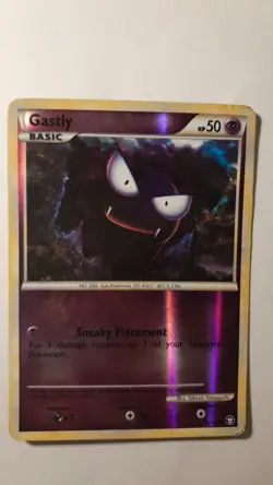 Pokemon TCG Gastly Triumphant 63/102 Reverse Holo Common - Image 2