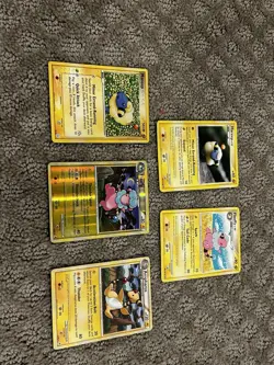 Pokemon Mareep, Flaaffy, Ampharos 5 Card Lot Holo & Regular 2006-2011 English - Image 1