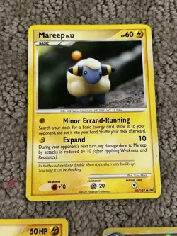 Pokemon Mareep, Flaaffy, Ampharos 5 Card Lot Holo & Regular 2006-2011 English - Image 2