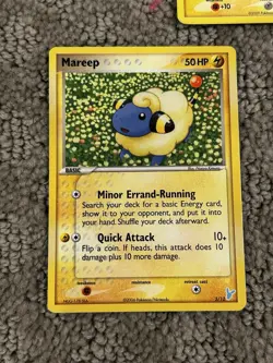 Pokemon Mareep, Flaaffy, Ampharos 5 Card Lot Holo & Regular 2006-2011 English - Image 4
