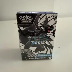Pokemon TCG Scarlet Violet Black Bolt Booster Bundle 6 Packs New and Sealed - Image 1