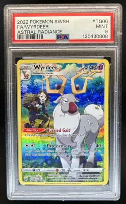 2022 Pokemon SWSH Astral Radiance Wyrdeer Trainer Gallery #TG06/TG30 PSA 9 - Image 1