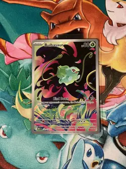 Pokemon TCG Mega Evolution 133/132 Bulbasaur Illustration Rare M/NM - Image 1