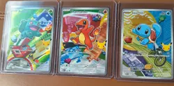 Pokemon TCG First Partner Illustration Collection Series 1 Kanto GEN 1 Starters - Image 1