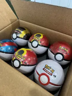 6 x Pokemon TCG Pokeball Tins - 18 Booster Packs Factory Sealed Costco Confirmed - Image 4
