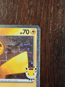 Pokemon TCG Pikachu 30th Anniversary Promo Cosmic Holo 051/162 - Image 3
