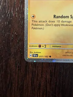 Pokemon TCG Pikachu 30th Anniversary Promo Cosmic Holo 051/162 - Image 5