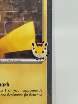 Pikachu 051 /162 Stamped Promo 2026 Pokemon Day 30th Anniversary Pokemon NM - Image 2