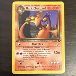 Pokemon Team Rocket 1st Edition Dark Charizard Charmeleon Charmander Lot - Image 3