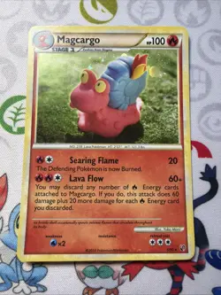 Pokemon TCG Magcargo - 6/90 - Holo Rare HGSS Undaunted Singles NM - Image 1