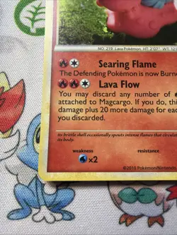 Pokemon TCG Magcargo - 6/90 - Holo Rare HGSS Undaunted Singles NM - Image 5