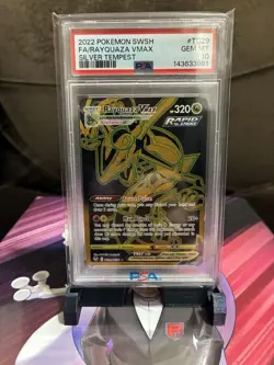 Pokemon TCG Rayquaza VMAX TG29/TG30 SWSH Silver Tempest PSA 10 - Image 1