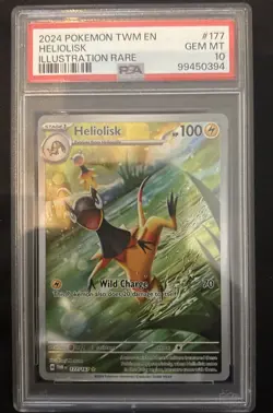Heliolisk 177/167 Illustration Rare Holo Pokemon Sv06: Twilight Masquerade - Image 1