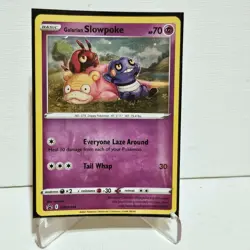 GALARIAN SLOWPOKE SWSH126 SWSH PROMO EVOLVING SKIES COSMOS BLISTER POKEMON NM/M - Image 1