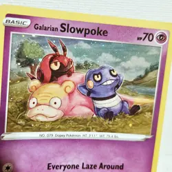 GALARIAN SLOWPOKE SWSH126 SWSH PROMO EVOLVING SKIES COSMOS BLISTER POKEMON NM/M - Image 3