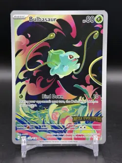 Pokemon TCG Bulbasaur Mega Evolution Promo Special Art Rare Stamped NM- - Image 1