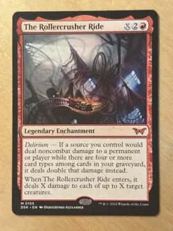Magic the Gathering MTG The Rollercrusher Ride Duskmourn House of Horror NM - Image 1
