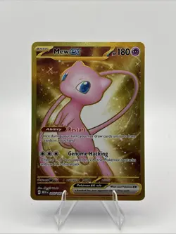 Pokemon Mew ex Full Art Double Rare Holo 205/165 Scarlet & Violet 151 EX 180 HP - Image 1