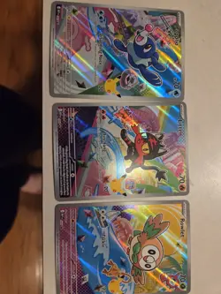 POKEMON 30TH FIRST PARTNER ILLUSTRATION BOX PROMO SET LITTEN ROWLET POPPLIO IR - Image 1