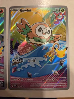 POKEMON 30TH FIRST PARTNER ILLUSTRATION BOX PROMO SET LITTEN ROWLET POPPLIO IR - Image 4