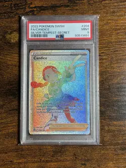 2022 Worker #209 Full Art Secret Rare Mint PSA 9 Silver Tempest Pokemon TCG - Image 1