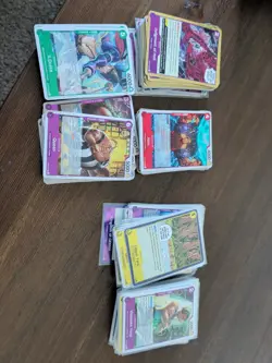 One Piece TCG x200+ Cards BULK LOT | 200 Holographic Rares OP01,OP02,OP,03,PRB - Image 1