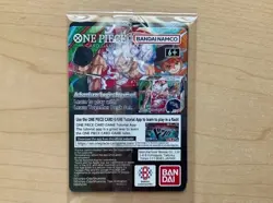 One Piece Monkey D. Luffy US Voyage College Basketball Promo Card Rutgers SEALED - Image 2
