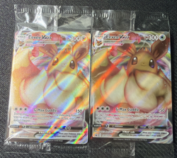 Eevee VMAX SWSH087 SWSH: Sword & Shield Promo Cards Holo Sealed NM Lot of 2 - Image 1