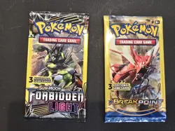 Pokemon Sun and Moon XY 3 Card Mini Booster Packs Lot of 12 - Image 5