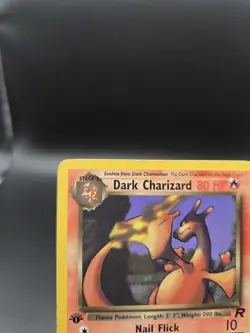 Pokemon Dark Charizard TCG Non-Holo Rare Card 21/82 MP - Image 2