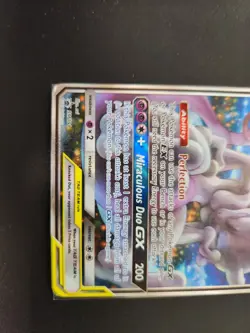 Mewtwo & Mew GX SM191 Promo – Sun & Moon Black Star Promo –Tag Team Pokemon Card - Image 4