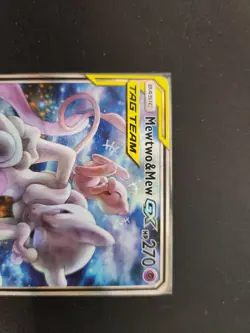 Mewtwo & Mew GX SM191 Promo – Sun & Moon Black Star Promo –Tag Team Pokemon Card - Image 5
