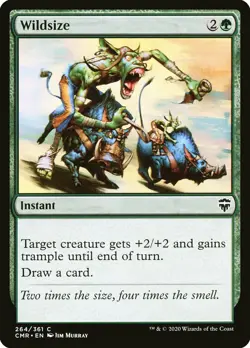 MTG 4X WILDSIZE COMMANDER LEGENDS NEAR MINT/MINT - Image 1