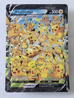Pikachu V-Union Pokemon Oversized Jumbo Ultra Rare Card NM Celebrations Tcg - Image 1