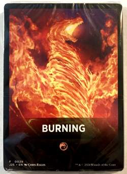 MTG Jumpstart Foundations J25 BURNING SEALED THEME DECK UNPLAYED/BOX FRESH - Image 1