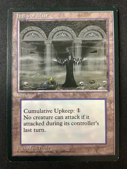 MTG Ice Age - Halls of Mist RESERVED LIST Rare MP - Image 1