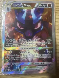 Pokemon TCG Lucario VSTAR SWSH291 Crown Zenith Promo Factory Sealed, Near Mint - Image 1